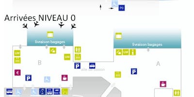 Kaart Bordeaux lennujaam