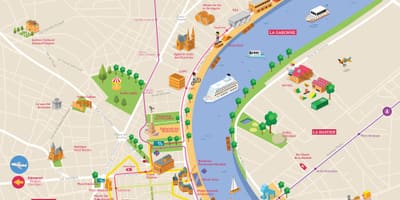 Bordeaux atraktsioon kaart
